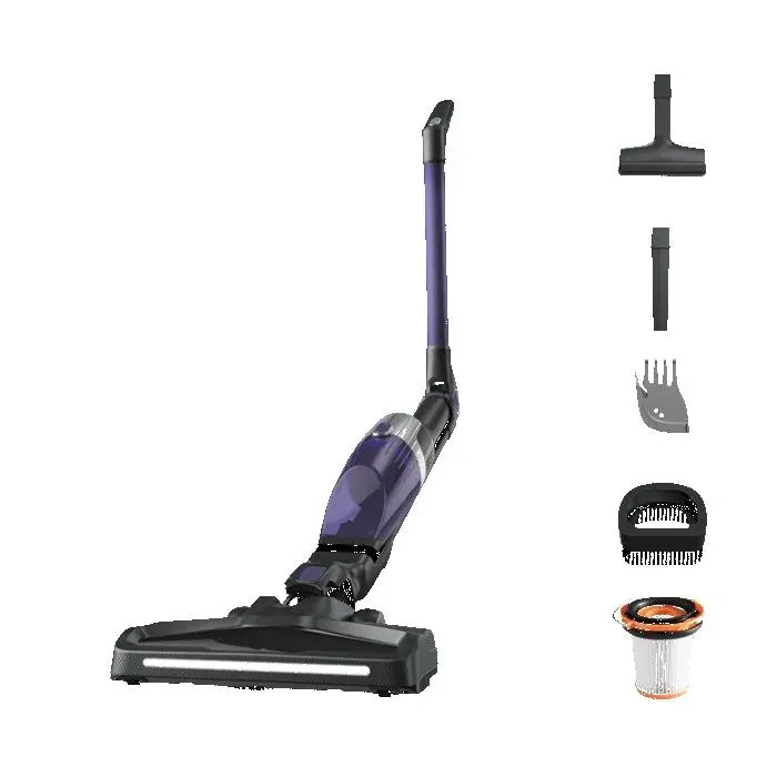 Rowenta Aspirateur balai sans fil 2-en-1 Compact Tube flex bi-directionnel Multi-surface Batterie longue durée RH1238WO