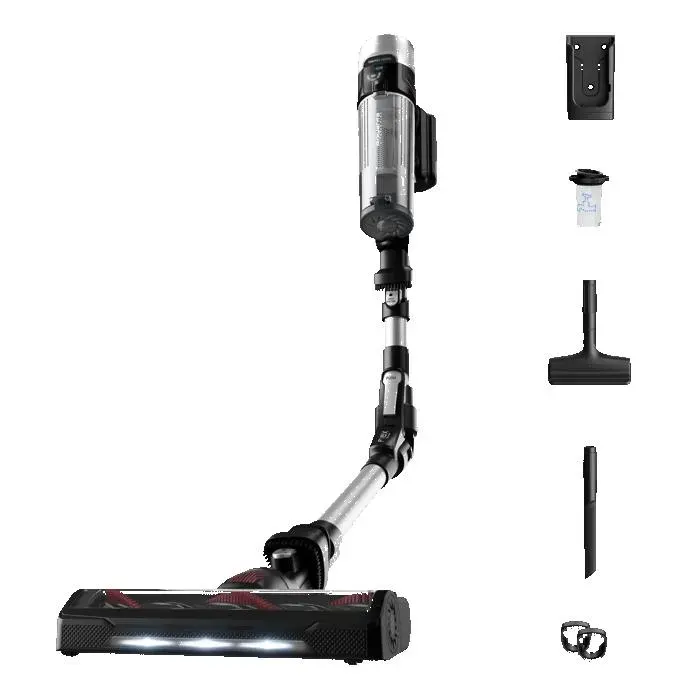 Rowenta Aspirateur balai sans fil multifonction Performant Léger Réglage automatique de la puissance Tube Flex RH2036WO