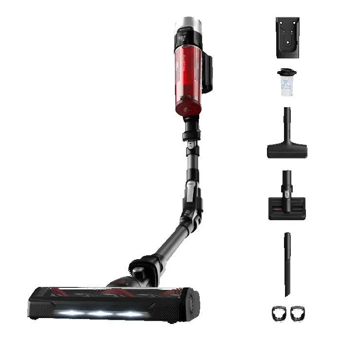 Rowenta Aspirateur balai sans fil multifonction Performant Léger Réglage automatique de la puissance Tube Flex RH2078WO