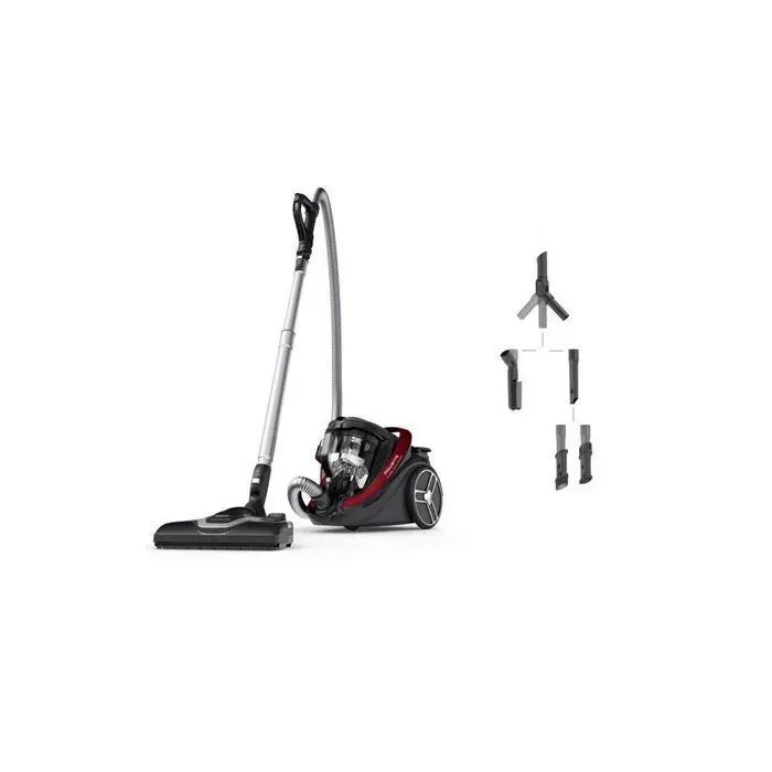 Rowenta Aspirateur sans sac 500w 59db rouge/noir - RO7933EA