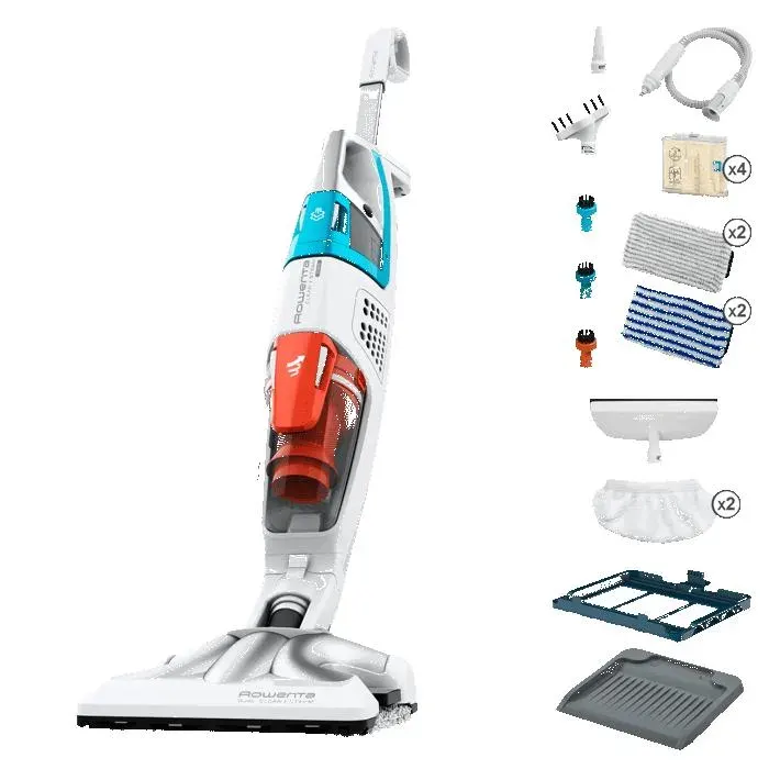 Rowenta Nettoyeur vapeur Aspire et lave en même temps à la vapeur RY8544WH