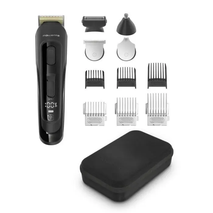 ROWENTA TN9461F4 Selectium Xpert 12en1 Tondeuse barbe cheveux visage homme Lames acier inoxydable Revêtement Titanium 32