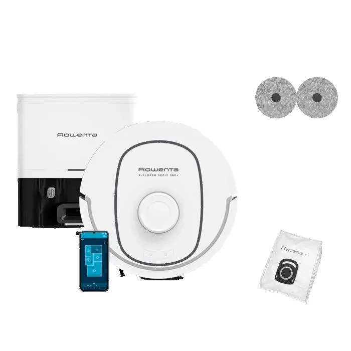 Rowenta X-Plorer Série 380+ Aspirateur robot laveur Modèle Animal & Allergie RR89U7E0