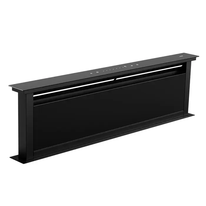 Royal Flush 120cm 836m³/h Hotte Plan de Travail Noir