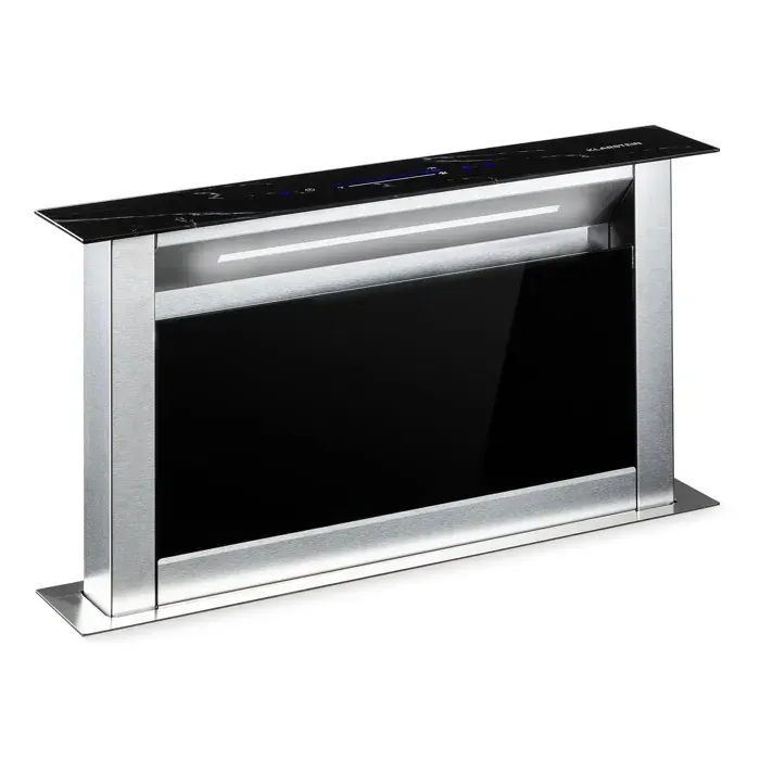 Royal Flush 60cm 604m³/h Hotte Plan de Travail Noir/Marbre