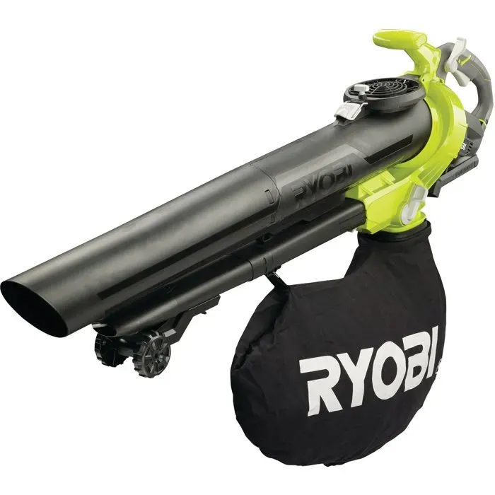 RYOBI Souffleur aspiro-broyeur 36V - 3-en-1 - Brushless / moteur sans charbons - vitesse maxi. soufflerie 2376 km/h - RBV36B