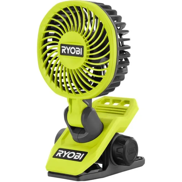 RYOBI Ventilateur à pince 4V USB Lithium orientable - sans batterie ni chargeur - RCF4-0