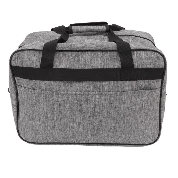 Sac fourre-tout pour machine à coudre SALALIS - Blanc - Dimensions 46 x 23 x 31 cm