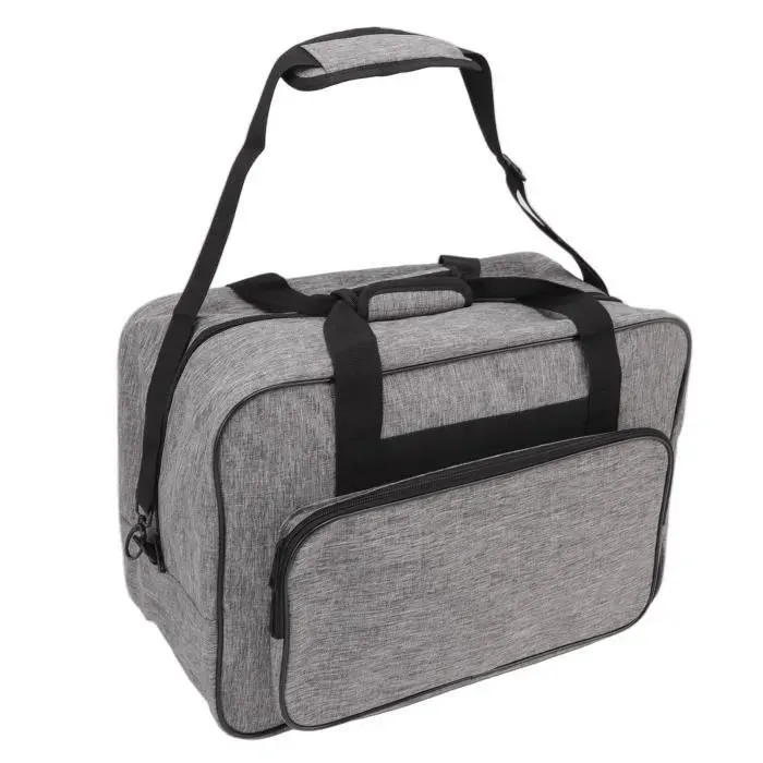 Sac fourre-tout pour machine à coudre SALALIS - Blanc - Dimensions 46x23x31cm