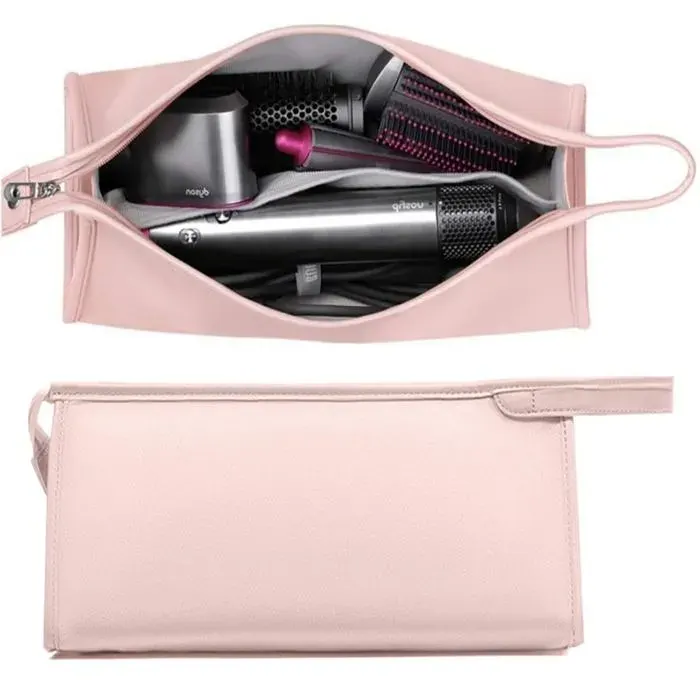 Sac Voyage Rose pour Fer à Lisser Dyson Airwrap/Supersonic Compatible Airstraight VITDIPY