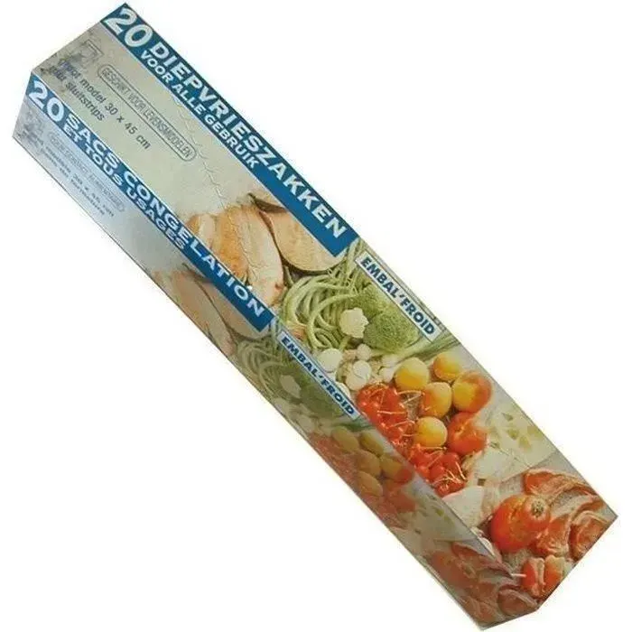 Sacs congélation - SCHWEITZER - 30x45 cm - Lot de 20 - Épaisseur 22 microns - Compatible congélateur