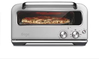 Sage Appliances - Four À Pizza Électrique The Smart Oven Pizzaiolo 1 Pizza 30 Cm, Jusqu'à 400°C
