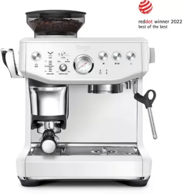 Sage Appliances - Machine À Expresso The Barista Express Impress Blanc Sel De