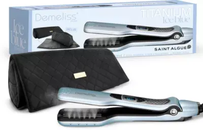 Saint Algue - Lisseur Vapeur Demeliss Coffret Titanium - Iced Blue