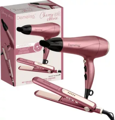 Saint Algue - Sèche Cheveux Set Cherry Cherie + Lisseur