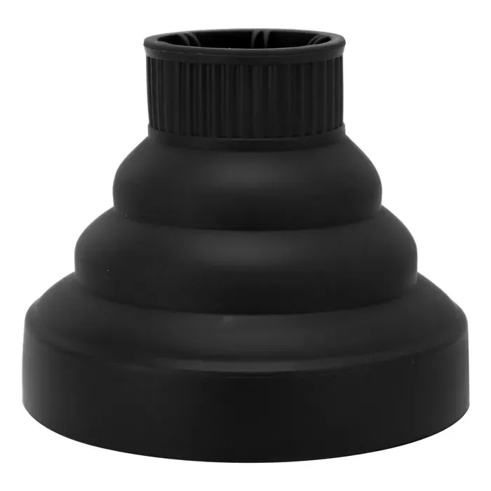 SALALIS Diffuseur de sèche‑cheveux Diffuseur Universel de Sèche-cheveux Pliable Diffuseur de Sèche-cheveux hygiene salon Noir