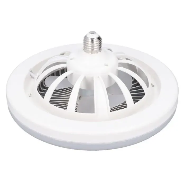 SALALIS-lumière de ventilateur de plafond Lampe de ventilateur de plafond petite E27 30W lampe de ventilateur LED réglable