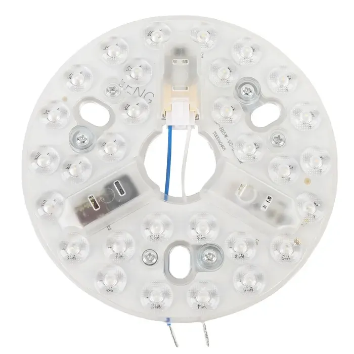 SALALIS - Ventilateur de plafond LED de remplacement 5.3 pouces 15w 3CCT 3000K 4200K 6500K 3 températures de couleur Kit de