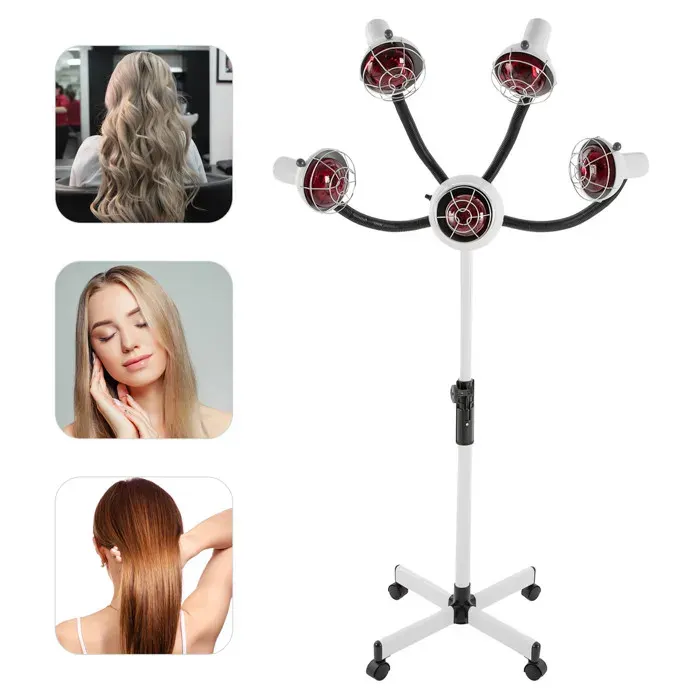 Salon SèChe Cheveux Coiffeur Chauffage Hotte Stand Minuterie Coiffure Professionnel Casque Sechoir Perm Chauffant ContrôLe