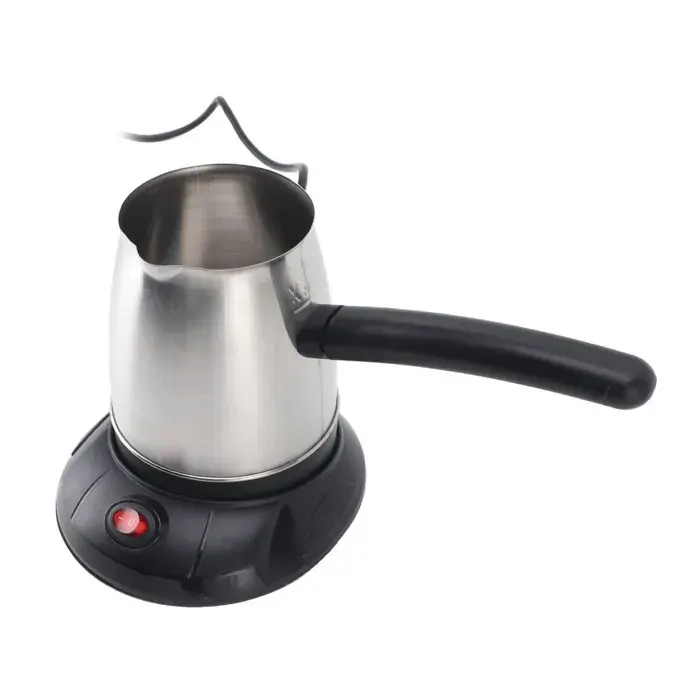SALUTUYA Cafetière électrique turque Cafetière turque à longue poignée amovible bouilloire électrique en electromenager cafetiere
