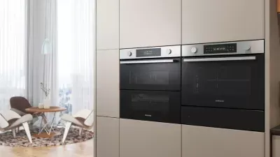 Samsung - Four Encastrable Nv7b4450vcb - Double Cavité - Pyrolyse - Chaleur Pulsée - Porte Froide — vue 7