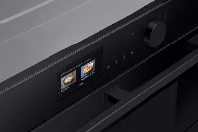 Samsung - Four Encastrable Nv7b6799aak - Double Cavité - Pyrolyse - Vapeur - Porte Froide - Rails Télescopiques — vue 7