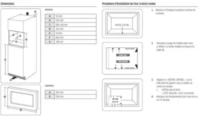 Samsung - Micro Ondes Encastrable Ms22t8254ab/E5 — vue 12