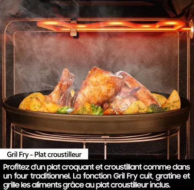 Samsung - Micro Ondes Grill Mg32dg4524ct 32l — vue 7