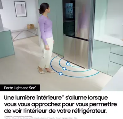 Samsung - Réfrigérateur Multi Portes Rf65dg9h0eb1 Family Hub Avec Ai Vision — vue 7