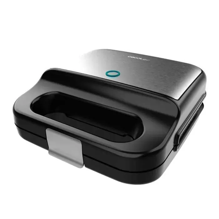 Sandwicheras - Cecotec - RocknToast 4 en 1 - 1000 W - Acier inoxydable - Plaques interchangeables