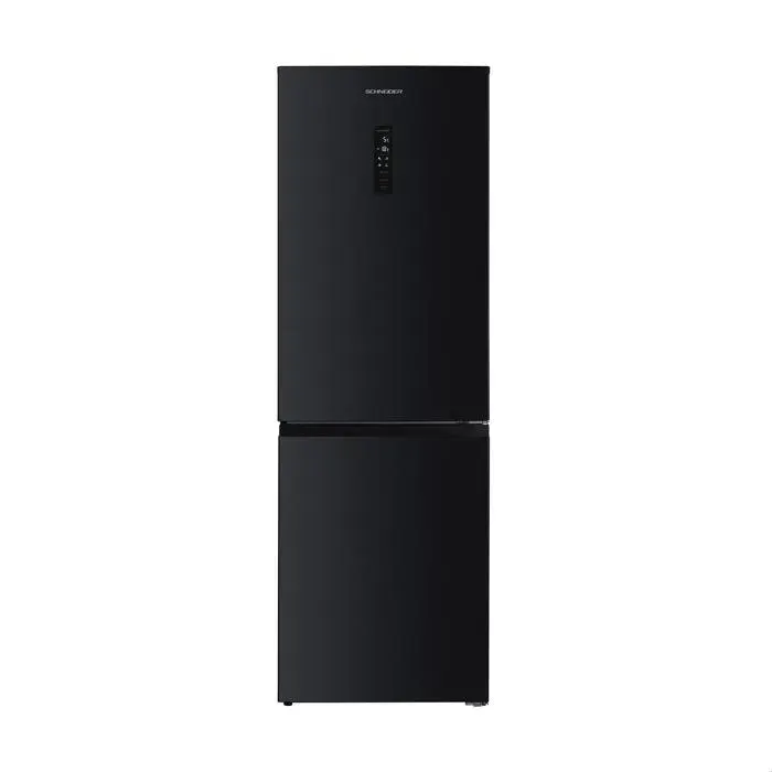 Schneider SCCB323HDNF-DXE - Réfrigérateur combiné 323L Dark Inox