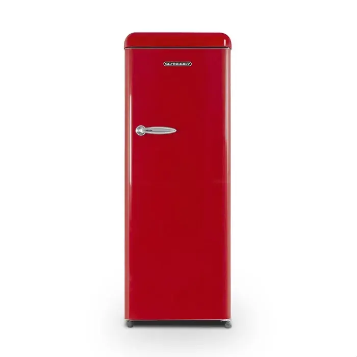 Schneider SCCL222V-RE - Réfrigérateur une porte 229L Vintage Rouge