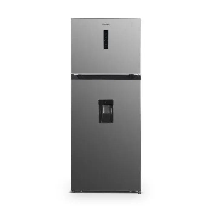 Schneider SCDD413NFWD-XE - Réfrigérateur double porte 413L Inox