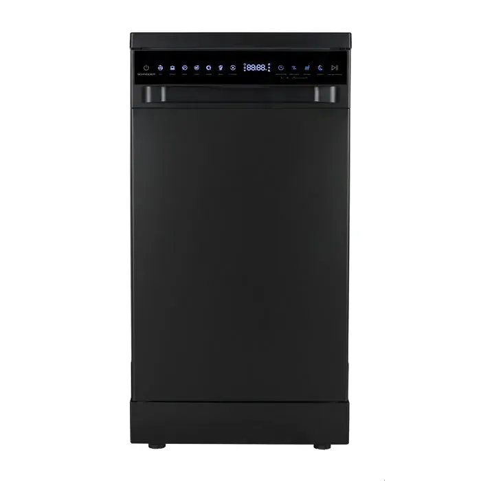 Schneider SCDW1144CB - Lave-vaisselle pose libre 11 couverts 45cm Noir — coloris Noire