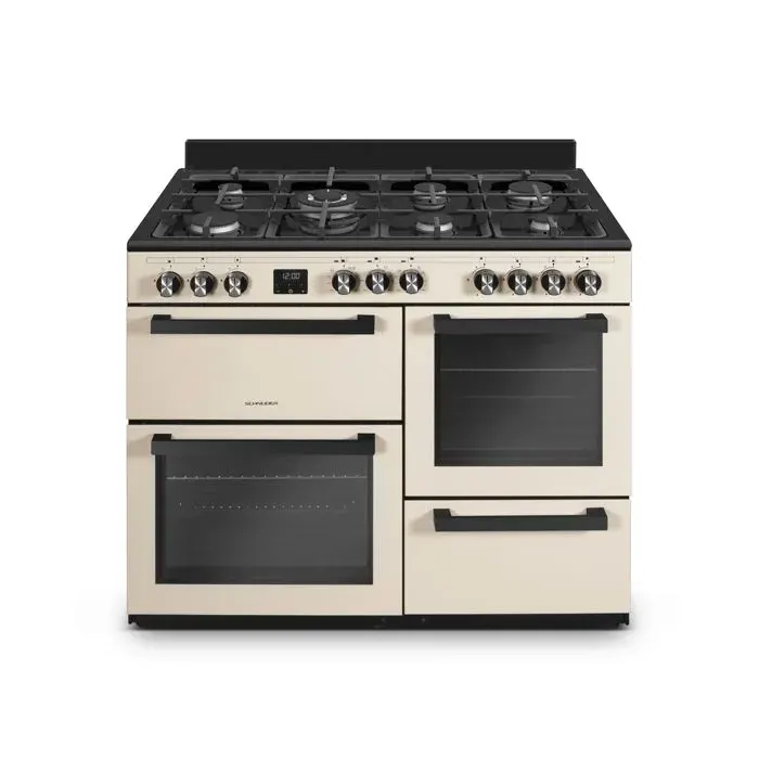 Schneider SCPG71MF-CR - Piano de cuisson 7 feux Crème