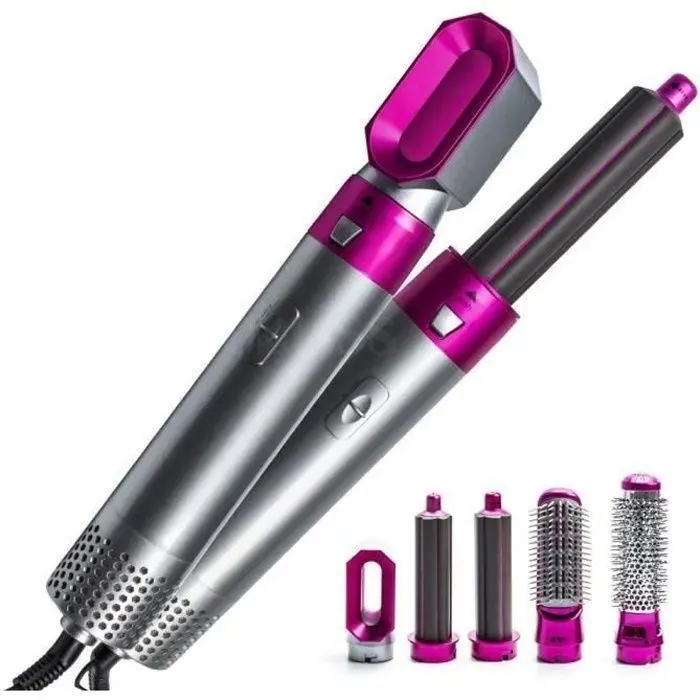 SD12612-Brosse Soufflante 5-en-1 Multifonctionnel Sèche-Cheveux Peigne À Air Chaud Styler Peigne Cheveux Styling BROSSE SOUFFLANTE