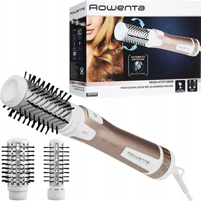 Sèche-cheveux à friser - ROWENTA - CF9520F0 - 1000 W - 2 niveaux de température - Ionisation