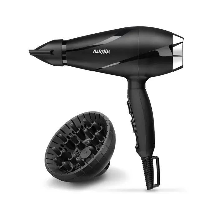 Sèche-cheveux - BaByliss - 6713DE Shine Pro 2200 - Moteur AC - Fabriqué en Italie