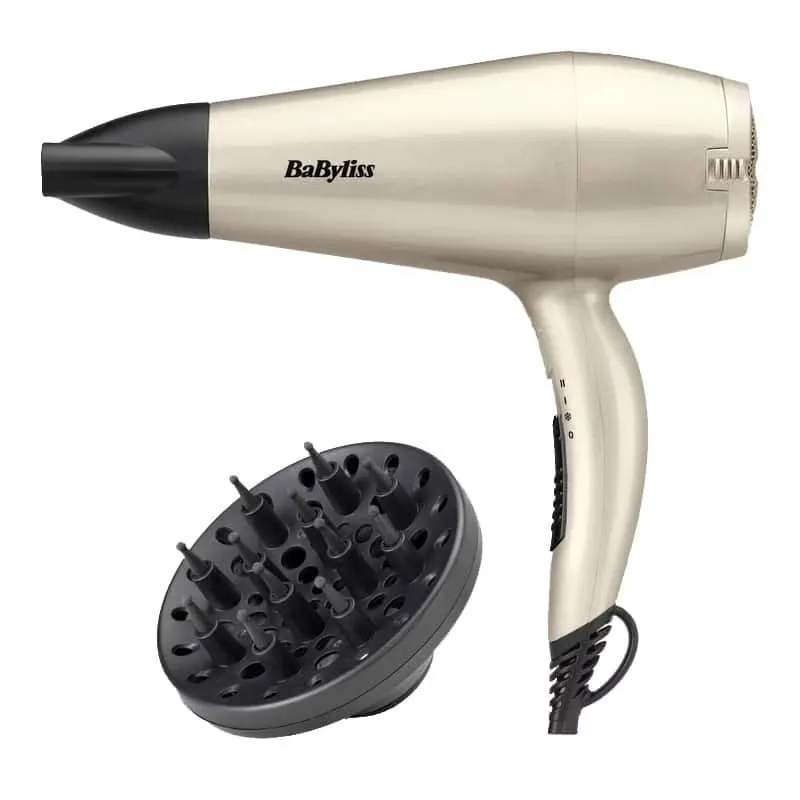 Sèche-cheveux Babyliss D217dse Smooth Volume — coloris Or