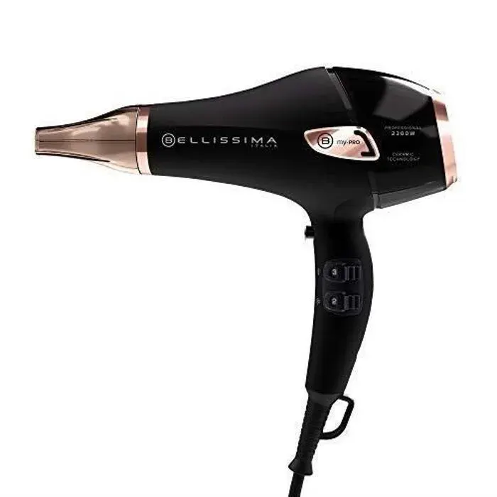 Sèche-cheveux Bellissima CERAMIC P5 3800 OR & NOIR