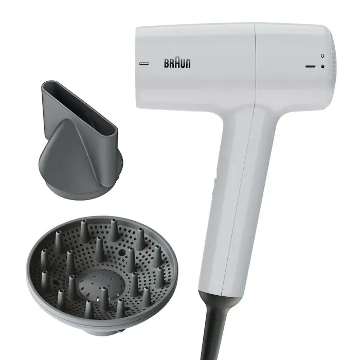 Sèche-cheveux - BRAUN - BRHD155E - 1800W - 2 températures 2 vitesses - Concentrateur & diffuseur