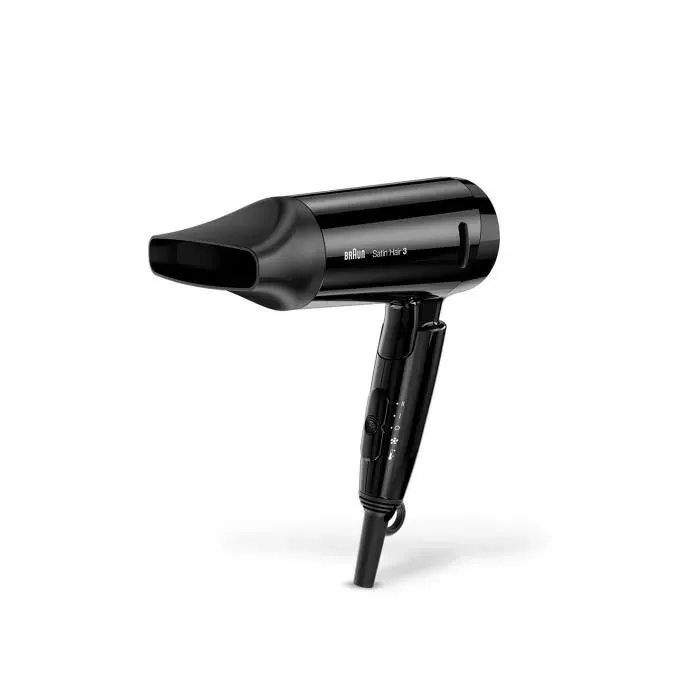 Sèche-cheveux - BRAUN - Satin Hair 3 HD 350 - 1600 W - 2 températures - Ioniseur dair