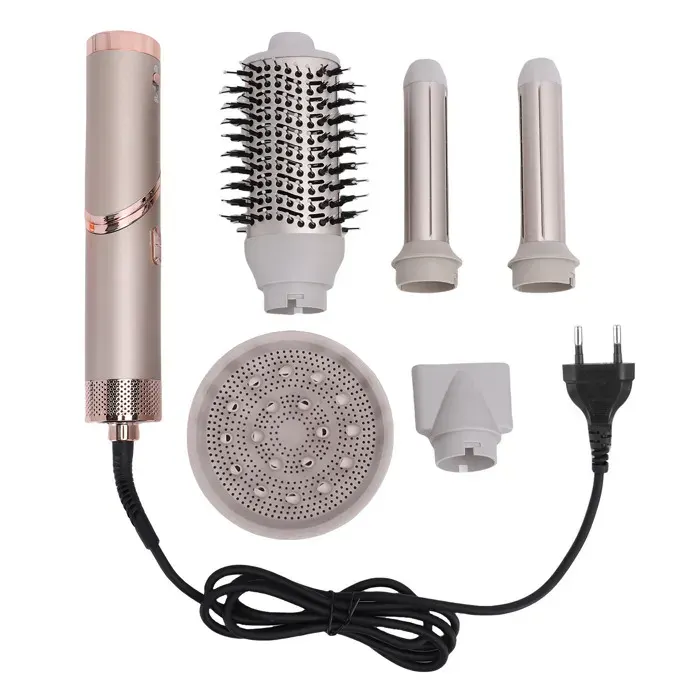 Sèche-cheveux brosse – Nosheir – VS-C11 2-en-1 lissage/boucles – pliable 220V – voyage et coiffure quotidienne
