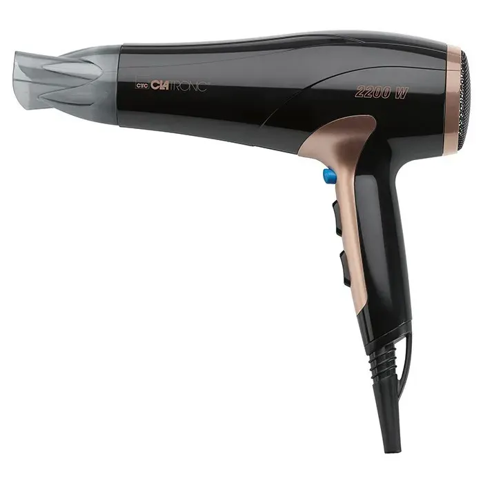 Sèche-cheveux Clatronic HT 3661 - 2200W - Noir/cuivre - Technologie ionique