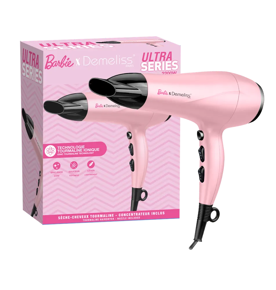 Sèche cheveux Collection Barbie DEMELISS