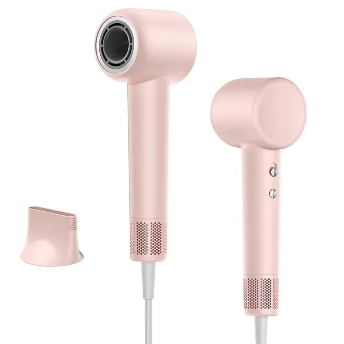 Sèche-cheveux – DREAME Hair Gleam – Moteur 110k tr/min 330g léger – Séchage rapide et silencieux – Rose
