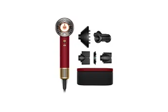 Sèche-cheveux Dyson Supersonic Nural Cheveux lisses à ondulés Velours Rouge et Or — vue 2