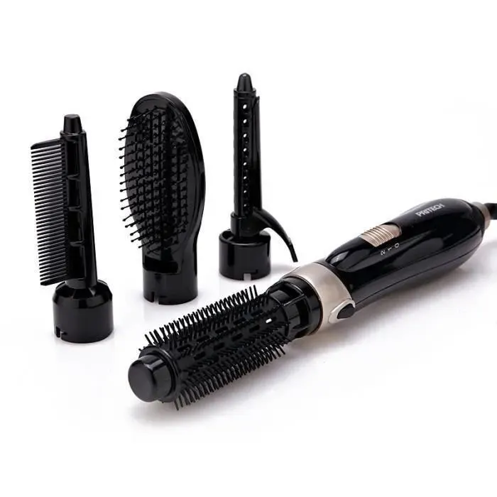Sèche-cheveux et lisseur multifonctionnel Pritech - Noir - QUI21725 — coloris Noire