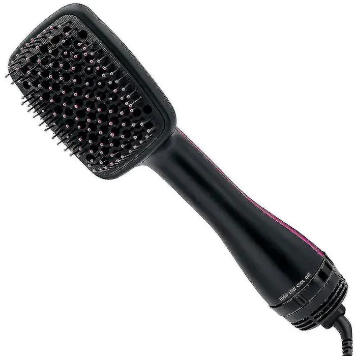 Sèche-cheveux et styler tout-en-un noir