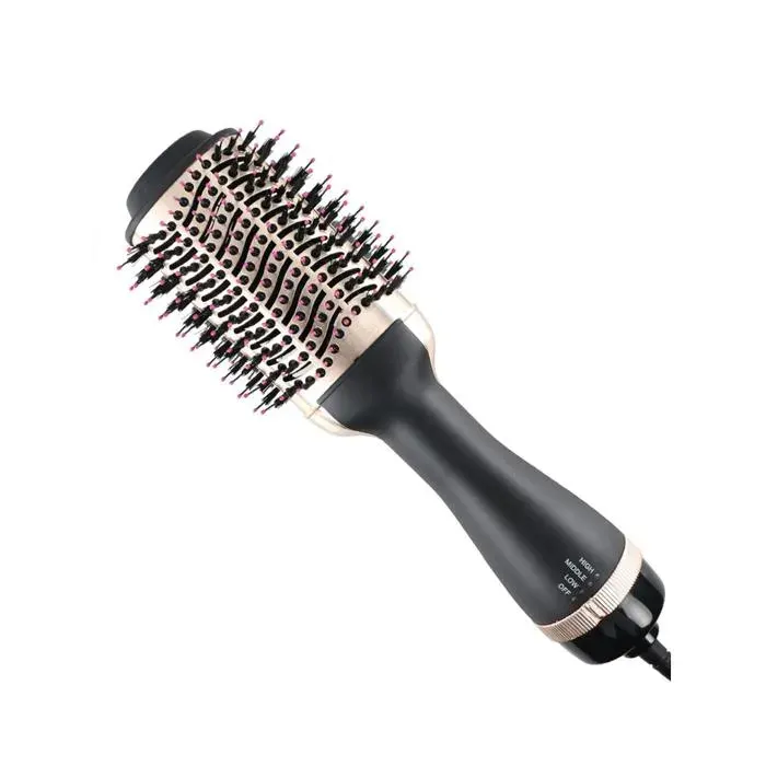 Sèche-cheveux et volumateur en une étape brosse à air chaud multifonctionnelle 3 en 1 lisseur et fer à friser